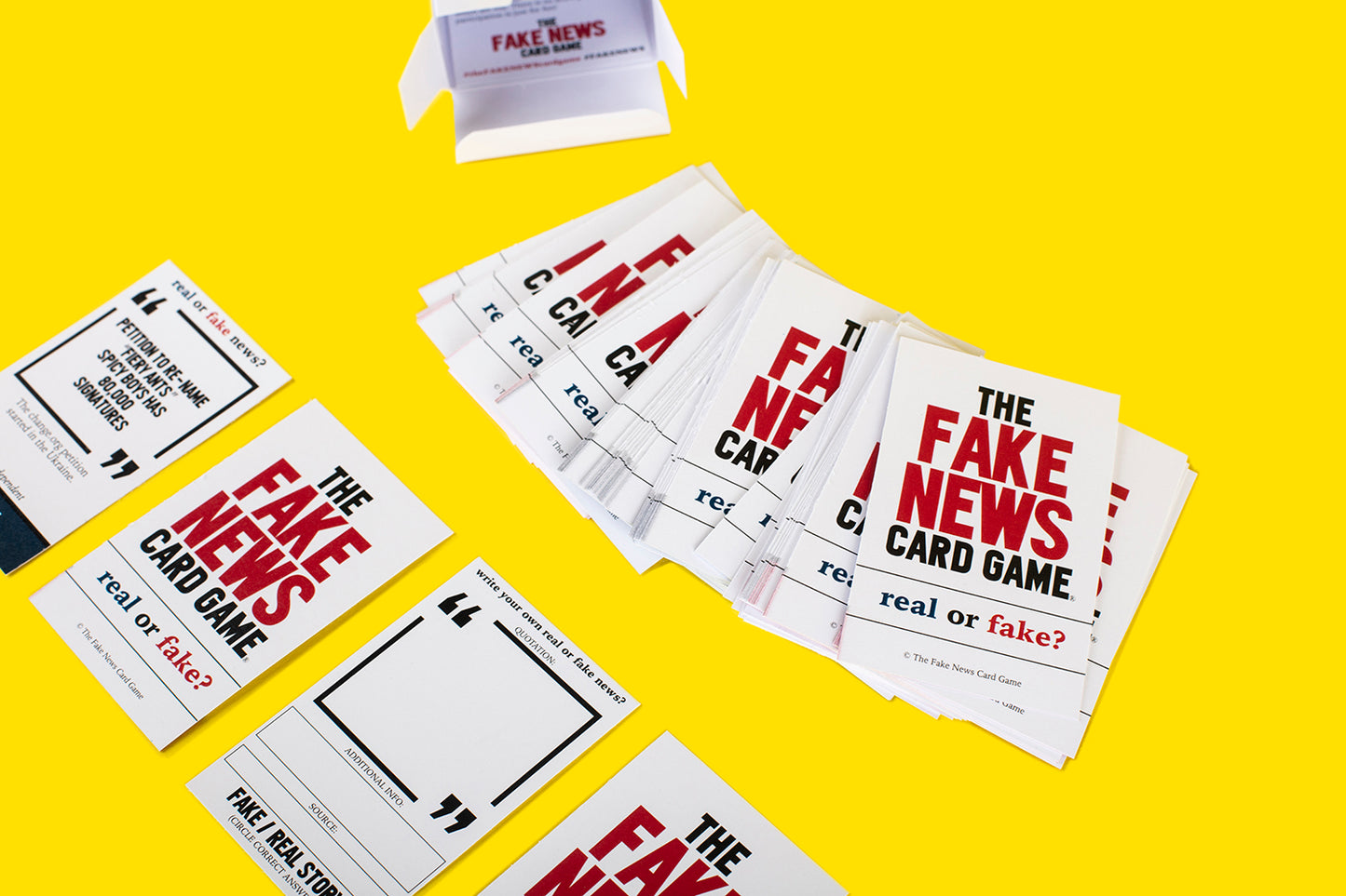 The Original Fake News Cards Game