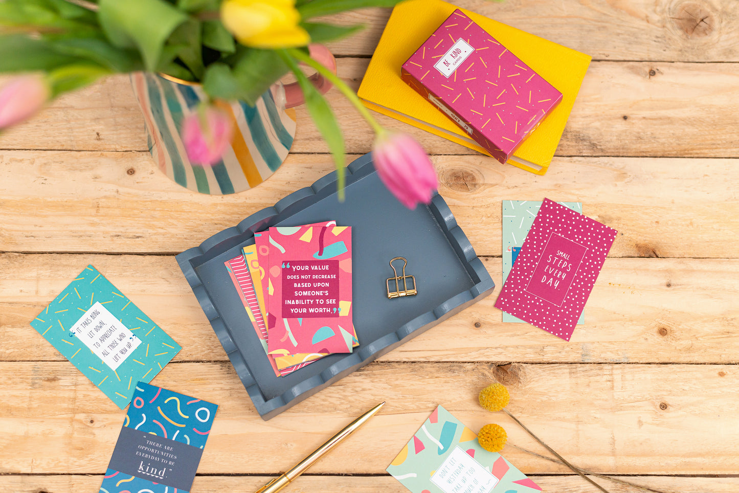 Wellbeing Quote Cards - Daily Motivation & Positivity Pack