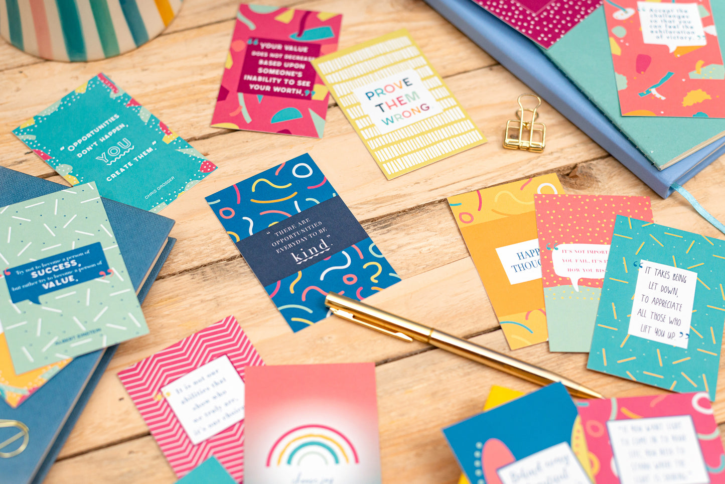 Wellbeing Quote Cards - Daily Motivation & Positivity Pack