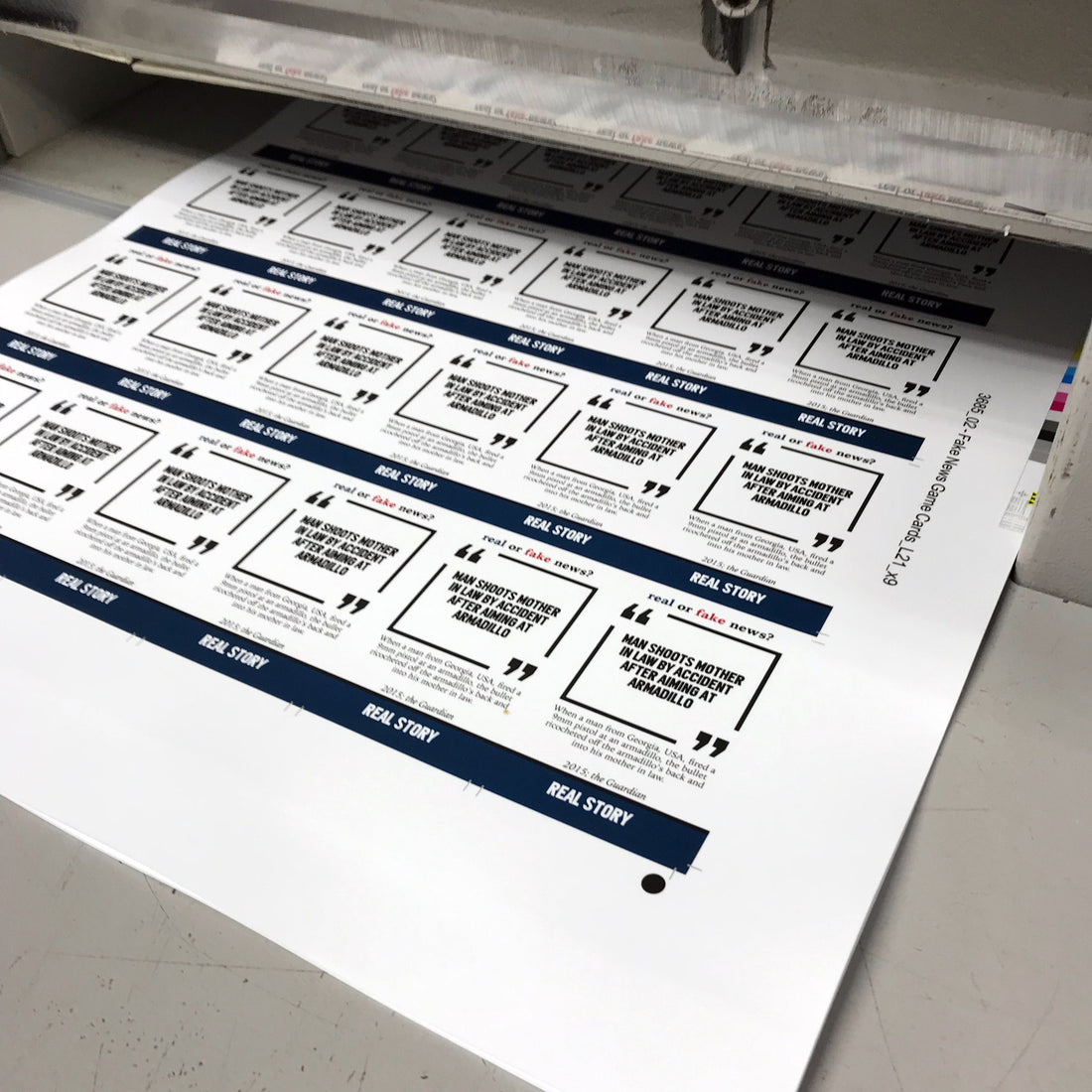 The Making of The Fake News Card Game: Separating Fact from Fiction
