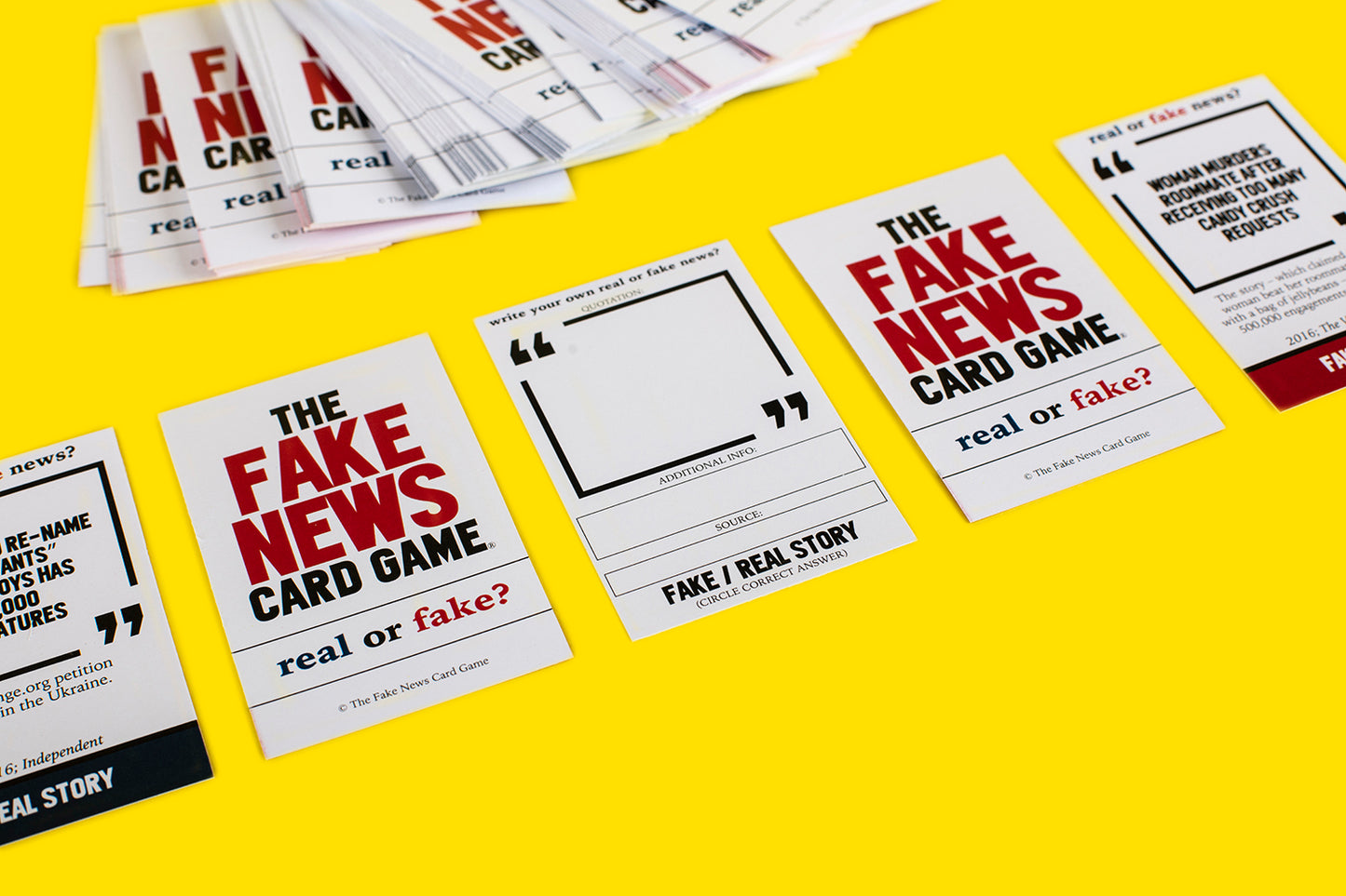 The Original Fake News Cards Game