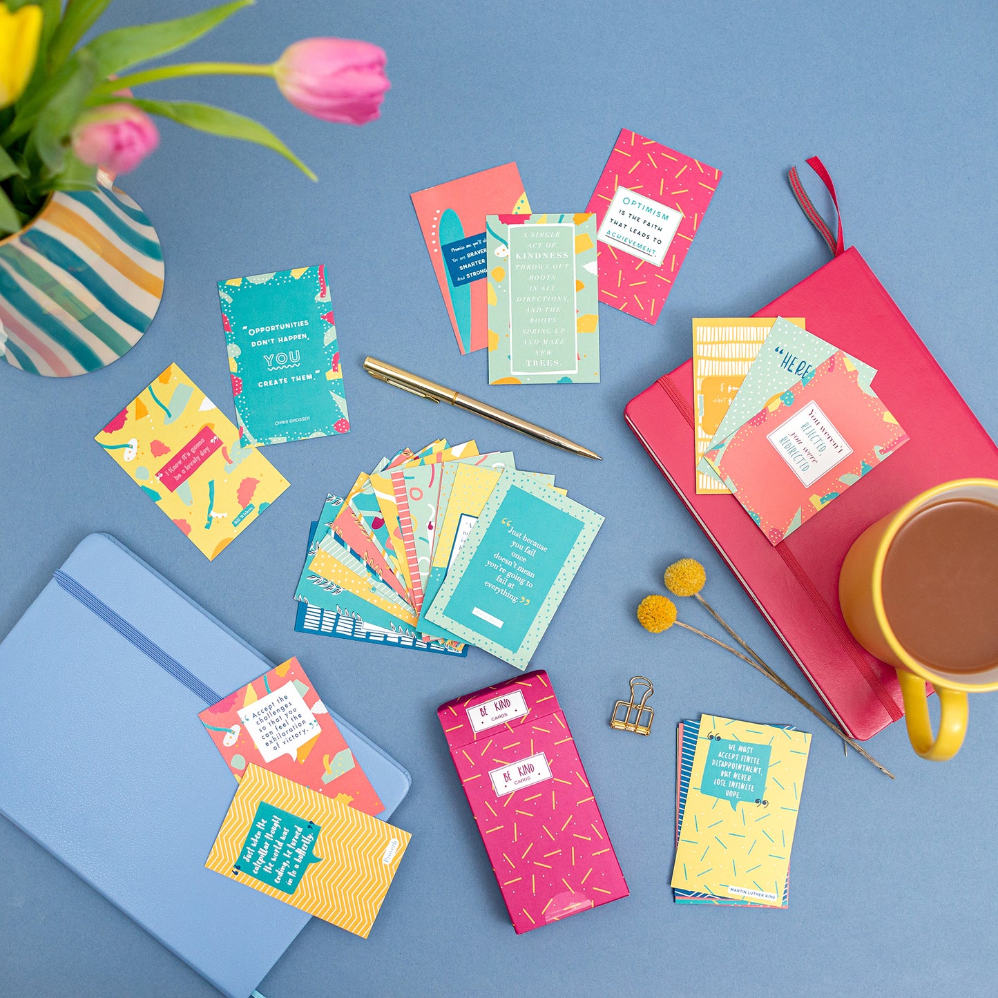 Wellbeing Quote Cards - Daily Motivation & Positivity Pack
