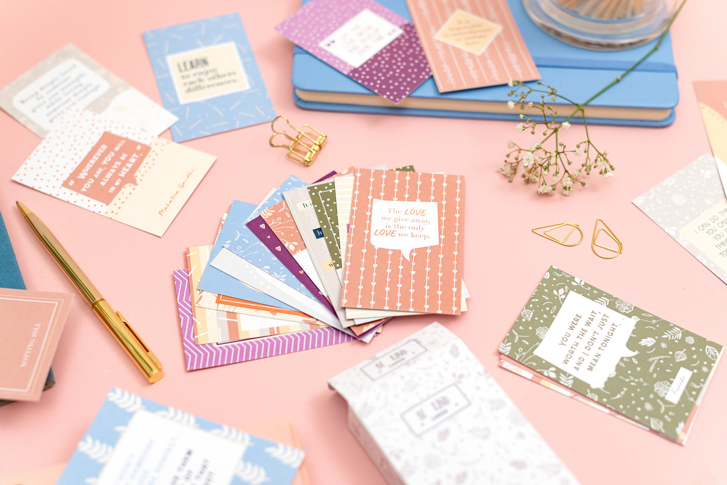 Be Kind Cards® Complete Gift Bundle – 4 Box Set (Wellbeing, Grief, Success, Relationship)