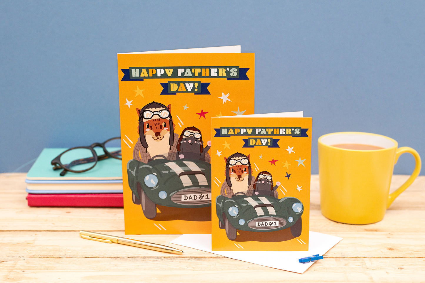 Vintage Racers Father's Day Cards