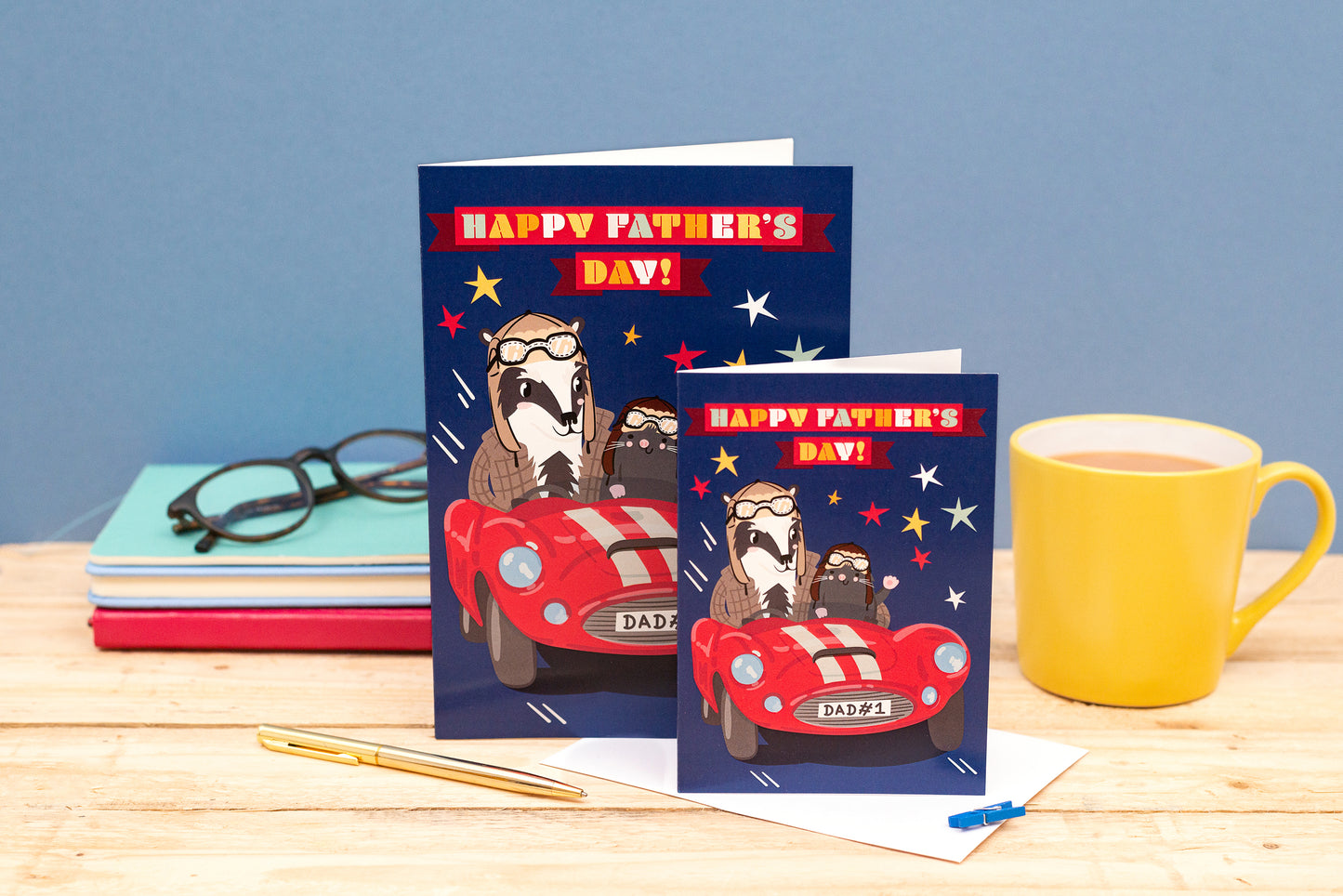 Vintage Racers Father's Day Cards