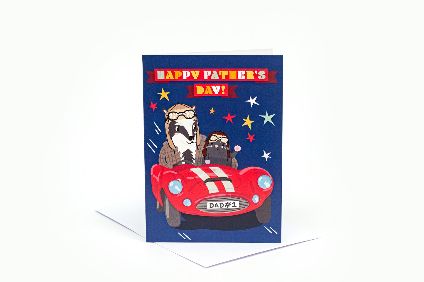 Vintage Racers Father's Day Cards